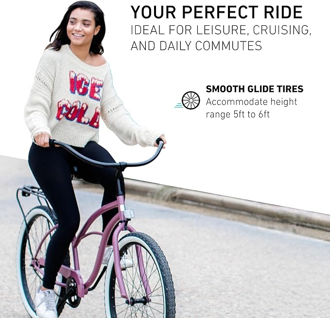 sixthreezero Around The Block Women's Beach Cruiser Bike