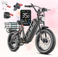 eAhora 2026 Juliet Pro 2 43-31Mph Electric Bike for Adults 5400W Dual Motor Ebike 60V/70Ah 48V/60Ah 200+Miles Long Range Electric Bicycle 20" Fat Tires Full Suspension Electric Mountain Bike