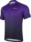 ROTTO Cycling Jersey Mens Bike Shirt Short Sleeve Gradient Color Series