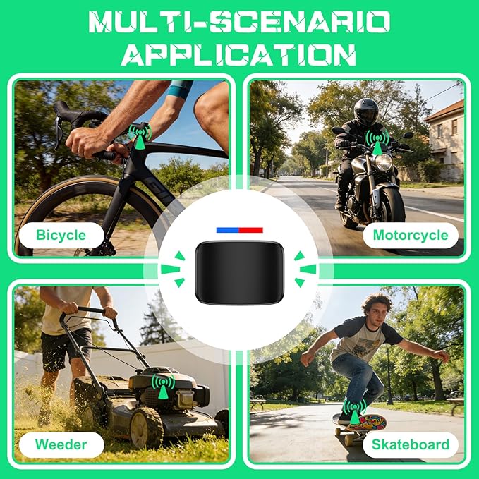 GPS Tracker for Vehicles (iOS Only), Mini Magnetic GPS Car Tracker Devices Hidden,No Subscription Work with Apple Find My Locator Bluetooth Waterproof Tracker Tag for Cars Bikes Key Pets Motorcycle