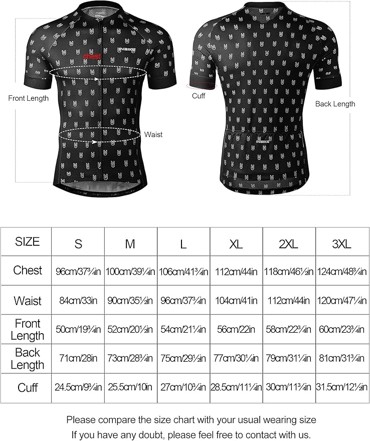 INBIKE Mens Cycling Jersey 3 Rear Pockets Moisture Wicking Short Sleeve Quick Dry Reflective Biking Shirts
