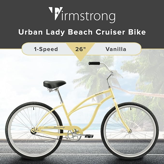 sixthreezero Urban Lady Beach Cruiser Bike, Women's 3 Speed Hybrid Bicycle