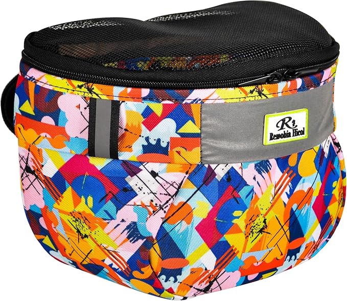 Kids Bike Basket,Durable Front Frame Bicycle & Scooter Basket Bag,Waterproof Fabric Bicycle Handlebar Bag for Boys, Girls, Toddlers with Zipper Mesh Lip (Camouflage)