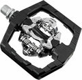 VENZO Click'R Compatible with Shimano SPD Mountain Bike Sealed Pedals with Cleats - Dual Platform Clipless Pedals for Mountain Bike - Easy Clip in & Out