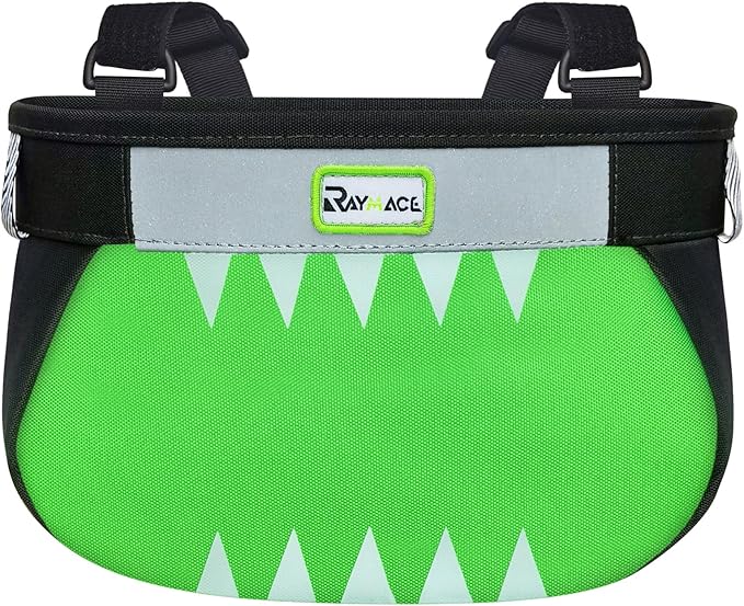 RAYMACE Kids Bike Basket,Children's Bike Basket Front,Waterproof Bicycle Basket Handlebar Bag for Girls,Boys Toddlers Bike or Scooter Accessories