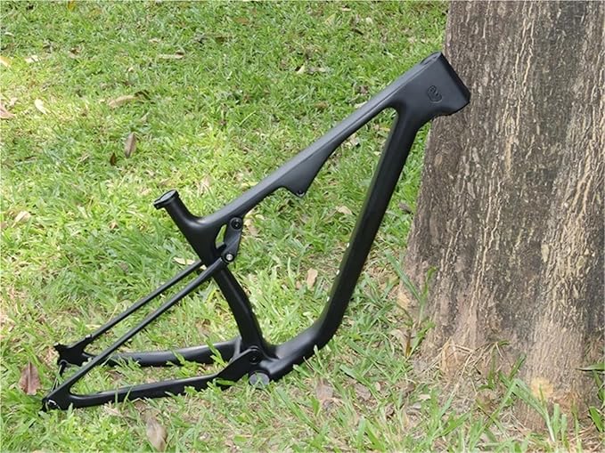 29er Mountain Bike Full Carbon Fiber Frame Thru Axle Disc Brake Fully Suspension(17er Frame Shock Set)