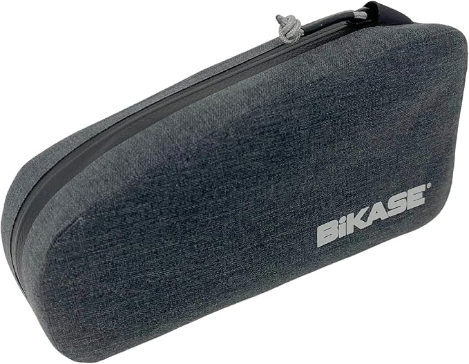 BiKase Bike Top Tube Bag Bicycle Front Frame Bag Waterproof Bike Pouch Pack/Phone Bag Cycling Accessories Pouch for Mountain Road Bike mounts to Brazeons or water bottle screws or strap mount