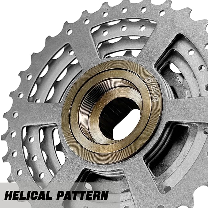 VERKSTAD 7/8 Speed Freewheels 14-32T/14-28T/13-32T/13-28T Bike Freewheel Threaded Type Cycling Replacement Part for Mountain Bike Road Bike