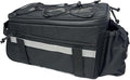 BiKase Big Momma Bike Trunk Bag - Universal Fit Medium Rear Rack Bag with Side Pockets, Top Bungee, Mesh Pocket, Key Holder & Reflective Accents - Spacious Bicycle Rack Bag for Ebikes & Bicycles