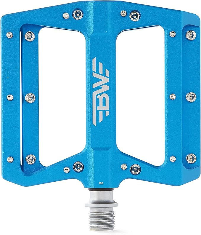 Berm Platform Bike Pedals - Lightweight Aluminum Flat Pedals for MTB and BMX