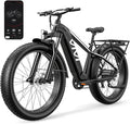 Vivi ACE01 Electric Bike for Adults,26" x 4.0 Fat Tire Ebike,1500W Peak Motor Torque Sensor Electric Mountain Bike,25MPH Electric Bicycle with 48V 15AH Battery,Hydraulic Brake,SGS Certified to UL2849
