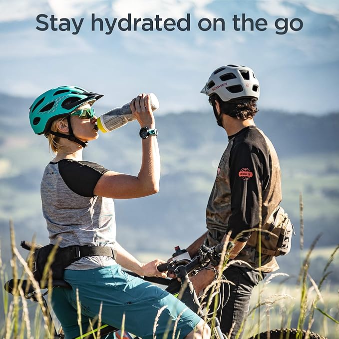 Schwinn Reflective Insulated Water Bottle with Holder for Bicycle, 26 oz, BPA-Free, Dual-Stage Nozzle, Easy Squeeze, Cage Easily Mounts to Bike, Night Visibility, Bike Water Bottle Holder Combo