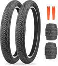 ZUKKA 20 x 2.35 Bike Tire 1/2 Pack 20 inch x 2.35 BMX Bike Tire Folding Replacement Tire for MTB Mountain Bike, BMX Bicycle Commuter Bike