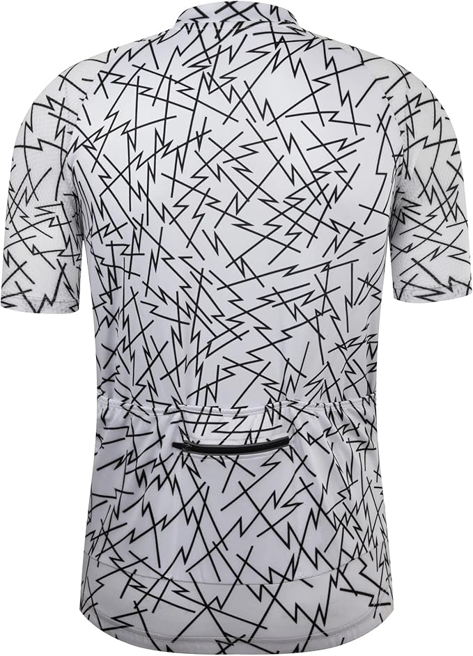 Coconut Ropamo CR Mens Cycling Jersey Short Sleeve Road Bike Shirt with 3+1 Zipper Pockets Breathable Quick Dry