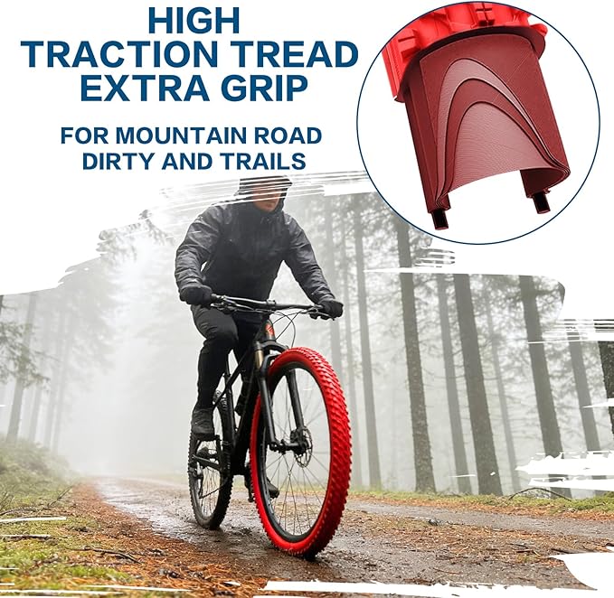 SIMEIQI Bike Tires 26x1.95 Inch Bike Tire for Mountain Foldable Replacement Bicycle Tire