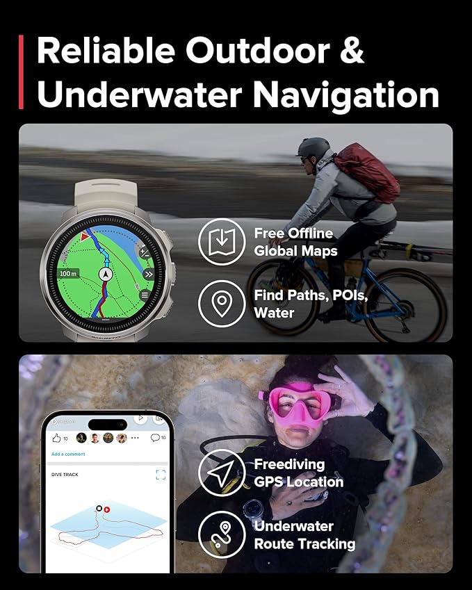 SUUNTO Ocean Dive Computer, Underwater Route Tracking Sand Tank POD, Wireless Tank Pressure Transmitter