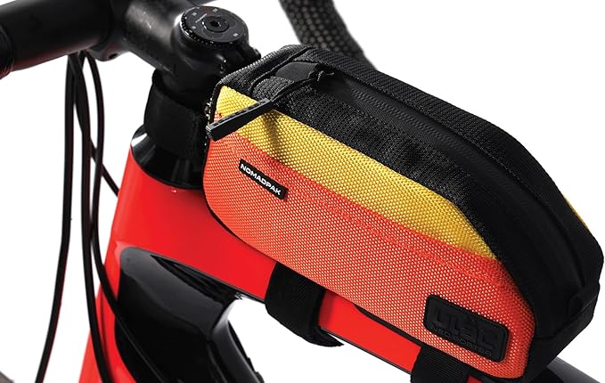 ULAC NOMADPAK: TREKKING Top Tube Bag (Orange-Yellow, 0.9L)