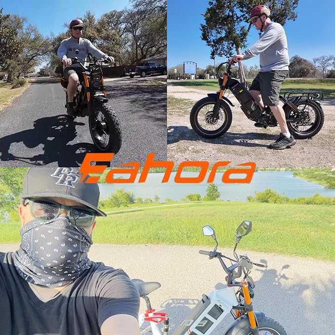 [2026] eAhora Juliet Pro 2 Electric Bike for Adult, 5400W/1200W | Dual Motor | 43Mph/31 Mph | 70Ah/60Ah 200+Miles Long Range | 20 Inch Fat Tire | for Commute | Delivery | Women