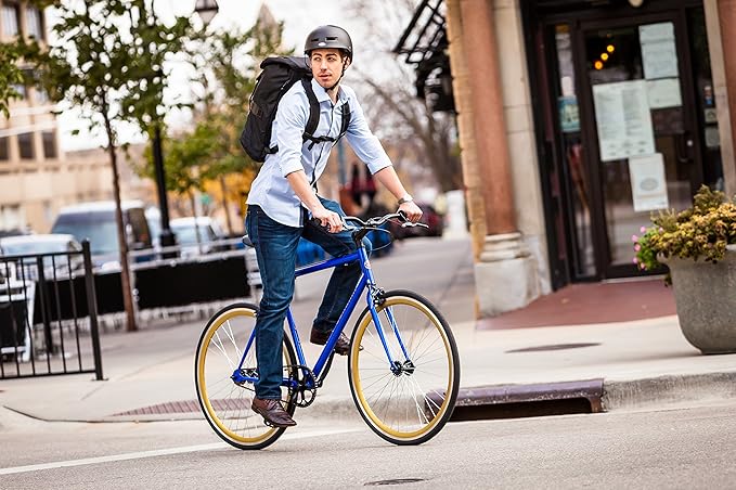 Schwinn Kedzie Single-Speed Fixie Road Bike, Lightweight Frame for City Riding