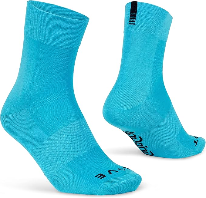 GripGrab Lightweight SL Performance Summer Cycling Socks Eyecatching 2 Lengths Road Mountain Gravel Bike Indoor Biking