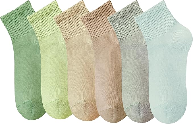 MAGIARTE Womens Mini Crew Ankle Socks Athletic Casual Cotton Socks for Women