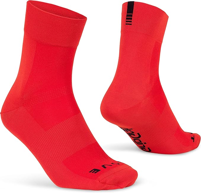 GripGrab Lightweight SL Performance Summer Cycling Socks Eyecatching 2 Lengths Road Mountain Gravel Bike Indoor Biking