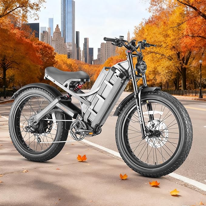 eAhora 2025 Romeo Ultra/Romeo 2 Peak 3000W/2500W 42/40 Mph Electric Bike for Adults 60V 70Ah/52V 60Ah 100-200Miles Long Range Ebike 26" Fat Tire Full Suspension Electric Bicycle