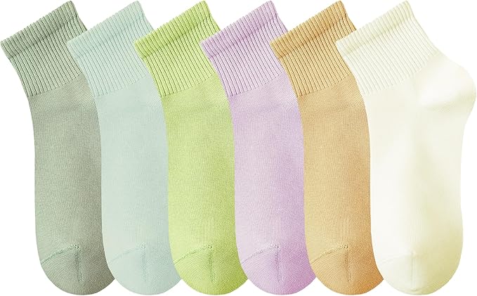 MAGIARTE Womens Mini Crew Ankle Socks Athletic Casual Cotton Socks for Women