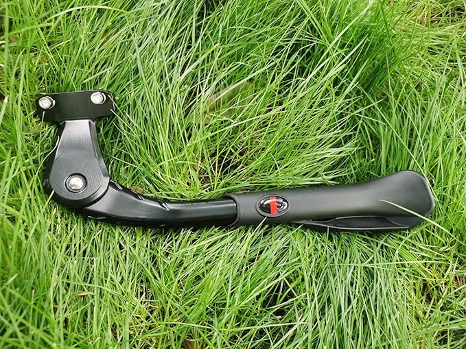 Aluminium Alloy Kickstand - Adjustable Rear Side Fits 24"-29" & 700C Bikes, Black, DWRTCJ-CK67-2