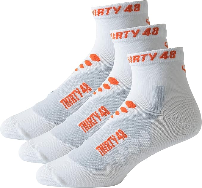 Thirty48 Low Cut Cycling Socks for Men and Women | Unisex Breathable Sport Socks