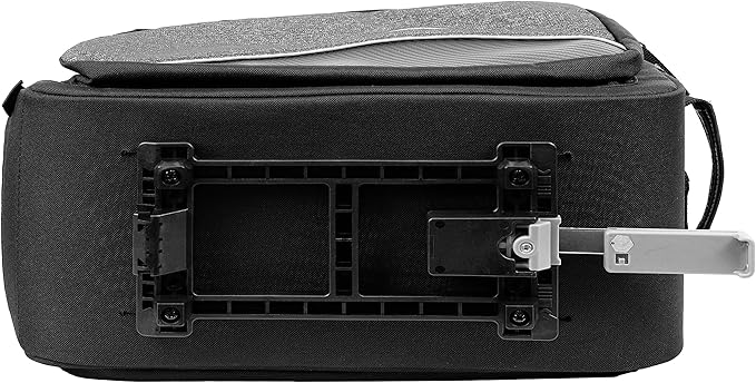 Ibera Bike Bag MIK Commuter 15L - Clip-On bike Bags For Bicycles with Laptop Sleeve, Multiple Pockets & Shoulder Strap - Reflective Trim & Taillight Ready - Bike Rack Bag ONLY FOR MIK RACKS