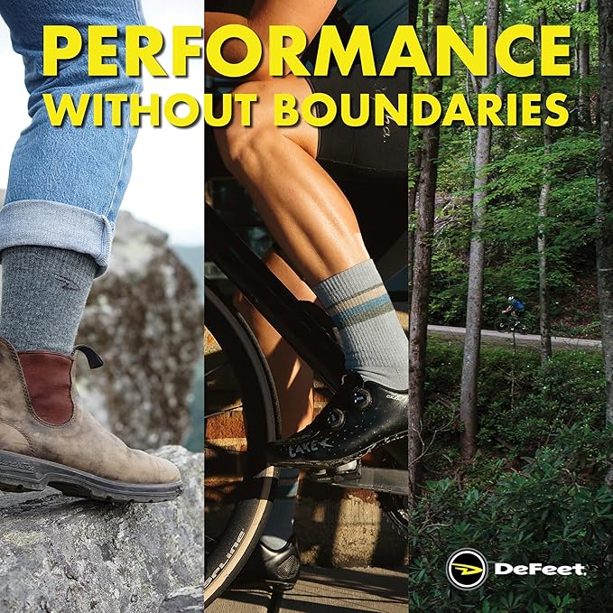 DEFEET | Woolie Boolie 6" Cycling Socks | For Biking, Running, & Everyday Adventures