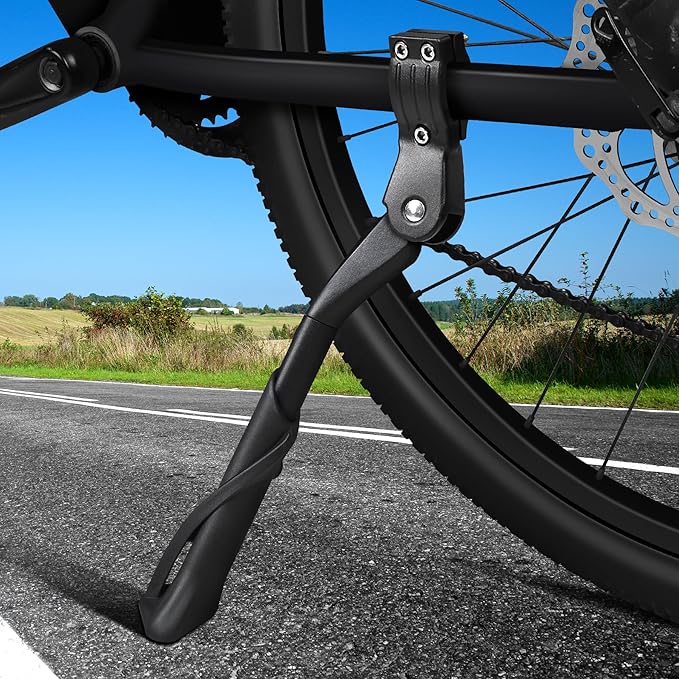 Desoto Bike Kickstand Universal, Rear Side Kick Stand with Height Adjustable, High Quality Materials for Mountain Bike Road Bike in 24-29"