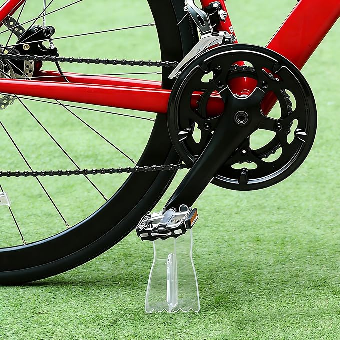 Bike Stand - Portable Bicycles Kickstand Clear Detachable Bicycle Rack for Mountain Road Bikes Parking Showing Indoor & Outdoor Use