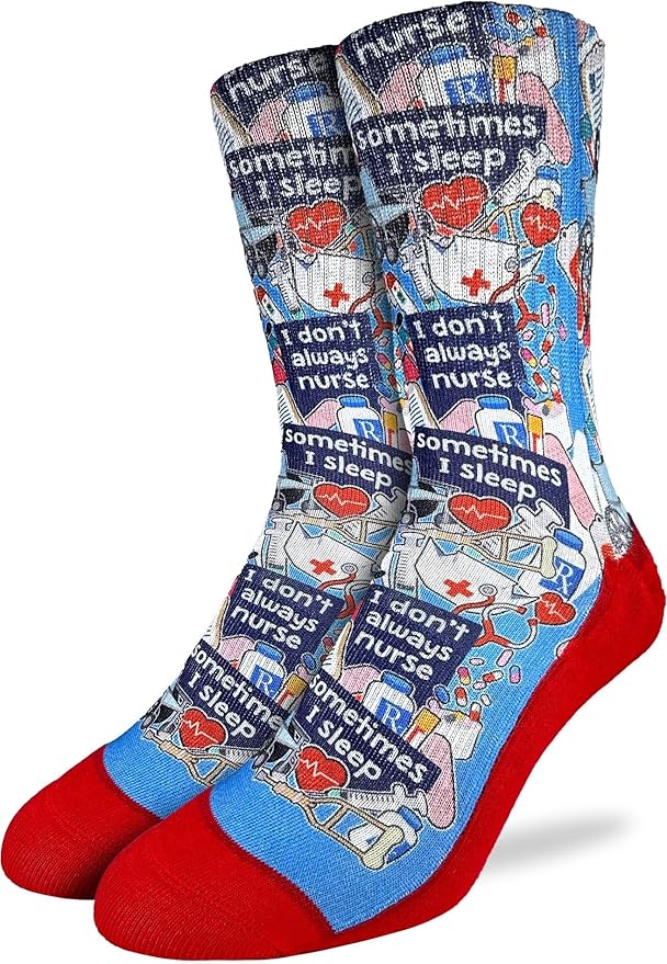 Good Luck Sock Novelty Crew Socks for Adults - For Men, Women and Teens