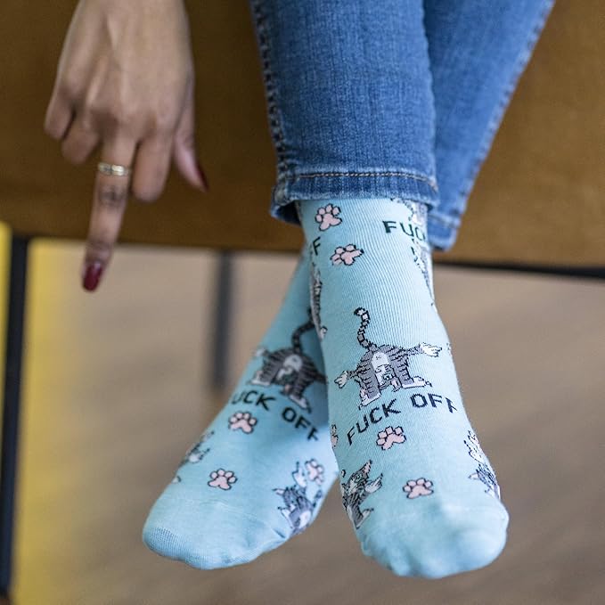 Good Luck Sock Novelty Crew Socks for Adults - For Men, Women and Teens