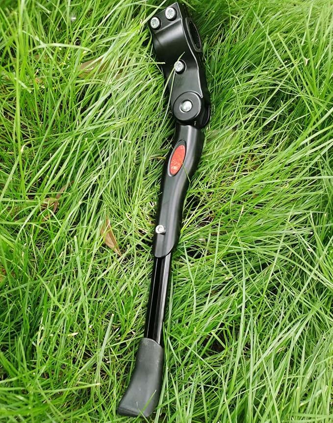 Bike Kickstand Aluminium Adjustable Center Bicycle Kickstand suitable Rear Side Bicycle Kickstand Fit for 26" 27.5" 29" 700C Bike Kick Stand for Bicycles Kickstand