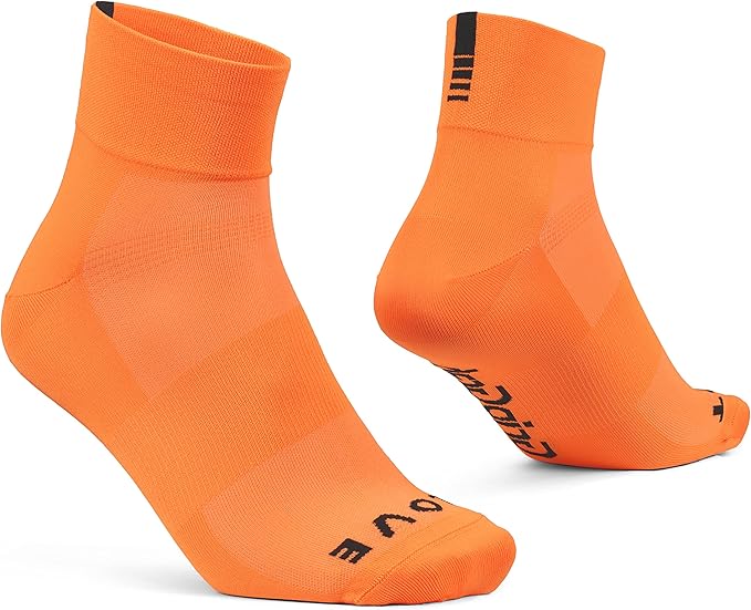GripGrab Lightweight SL Performance Summer Cycling Socks Eyecatching 2 Lengths Road Mountain Gravel Bike Indoor Biking