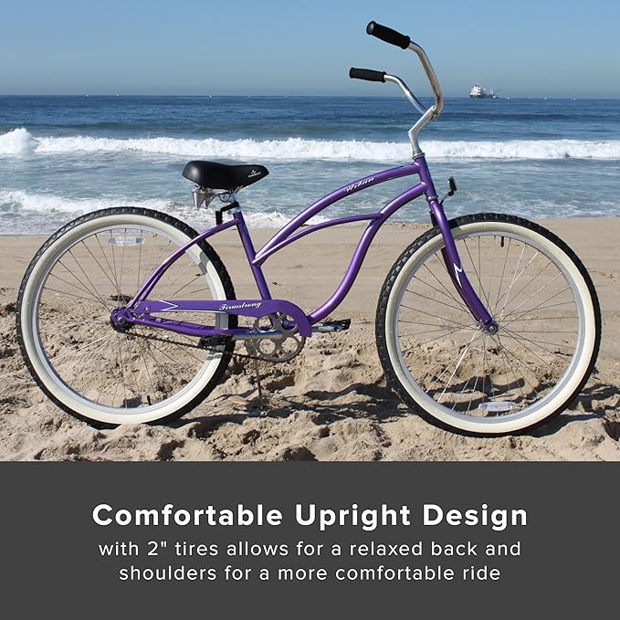 sixthreezero Urban Lady Beach Cruiser Bike, Women's 3 Speed Hybrid Bicycle