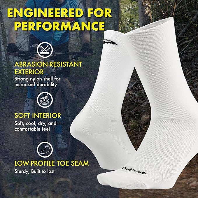 DEFEET - Aireator 6" D-Logo (Double Cuff) - Cycling, Running, Everyday Sock