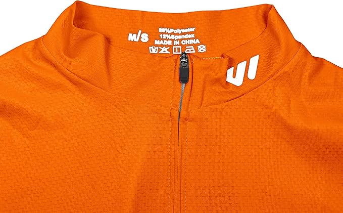 Men's Cycling Jerseys Long Sleeve Bike Biking Shirts Full Zip with Pockets Road Bicycle Clothing