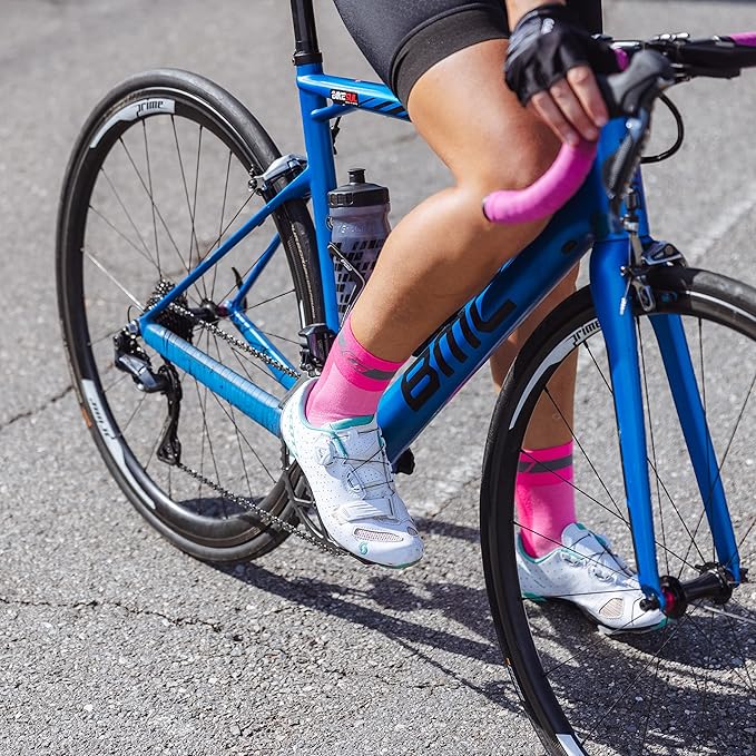 GripGrab Classic Regular Cut Summer Cycling Socks Single & Multipack Coolmax Bicycle Socks for Spinning Indoor Biking