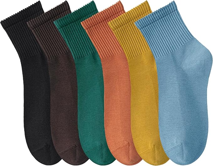 MAGIARTE Womens Mini Crew Ankle Socks Athletic Casual Cotton Socks for Women