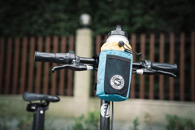 ULAC NEO PORTER C-HOLD Bike Feed Bag for Top Tube, Handlebar, Stem and Saddles (Aqua-Yellow, Small)