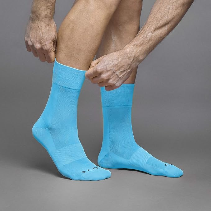 GripGrab Lightweight SL Performance Summer Cycling Socks Eyecatching 2 Lengths Road Mountain Gravel Bike Indoor Biking