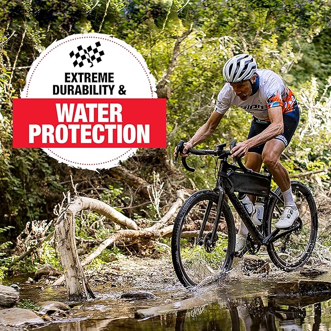Finish Line Wet Bicycle Chain Lube – Long-Lasting Wet Style Lubricant for Road, Mountain, and Gravel Bikes – Reduces Friction and Repels Water – 4oz Drip Bottle