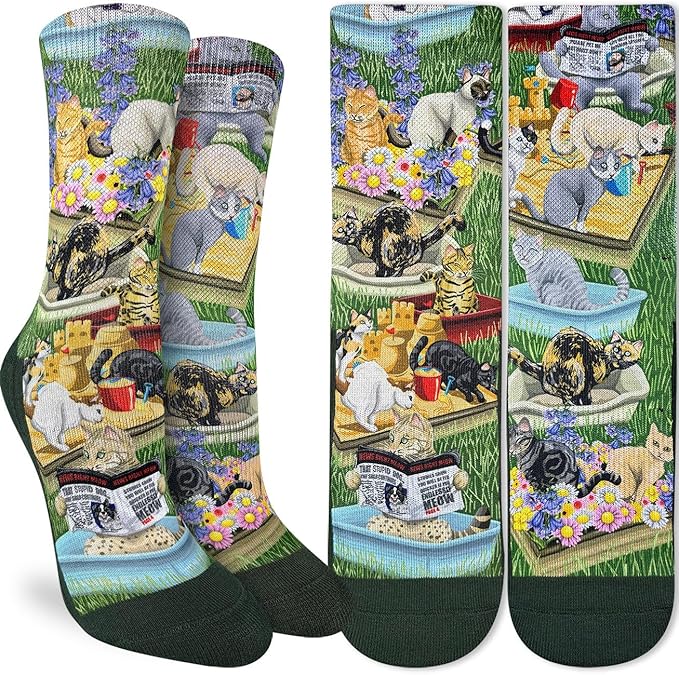 Good Luck Sock Novelty Crew Socks for Adults - For Men, Women and Teens