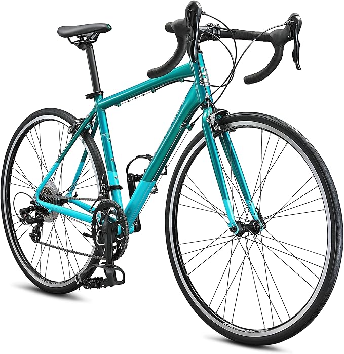 Schwinn Phocus 1.6 Disc Road Bike, 700c Bike for Men and Women, 16-Speed Road Bicycle, Lightweight Aluminum Frame, Alloy Carbon Fork, Disc Brakes, Aerodynamic Riding Position, Bikes for Adults