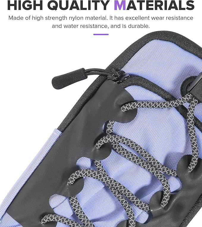 Dirt Bike Frame Bag,Motorcycle Frame Bag,Car Accessories Powersports Gear Bags,Universal Electric Vehicle Front Bags,Ebike Accessories,Suitable for Most Motorcycles,Dirt Bike (Purple)