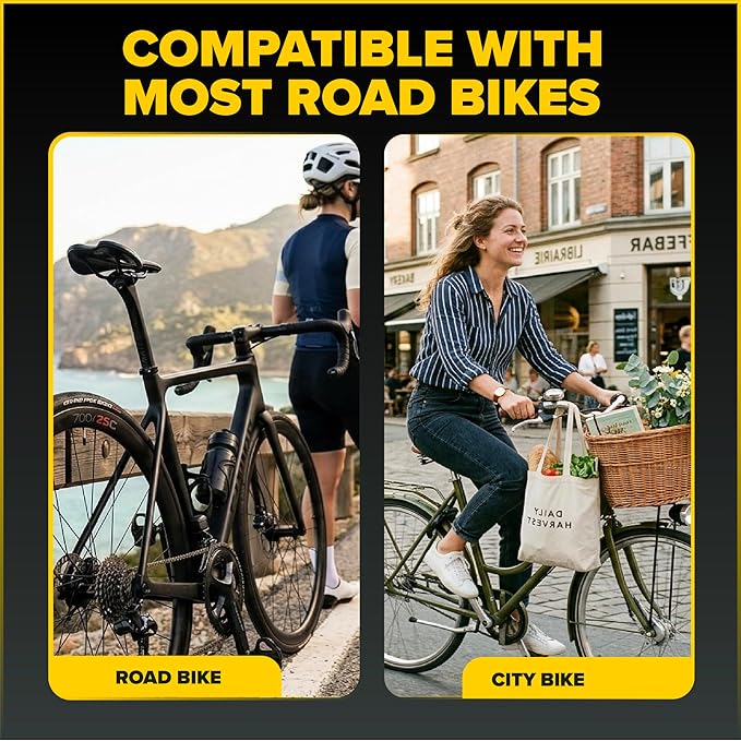 Ultraverse Bike Inner Tube for 700x23-25c, 700x28-32c, 700x35-43c 28 inch Bicycle Wheel Sizes with 48mm Presta Valve - Butyl Rubber Tubes for Road and Gravel Bikes - 2 Tubes, 2 tire levers Included